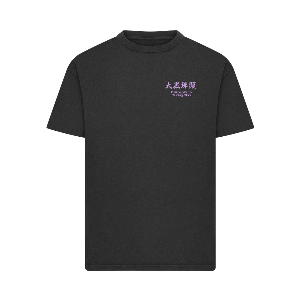 Mister Tee - Yokohama Vintage Heavy Loose Heren Tshirt - Zwart